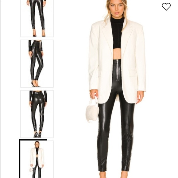 NBD Pants - NBD Revolve Faux Leather High Waist Constance Legging